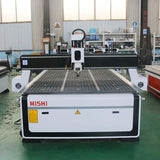 High-speed single head CNC router for engraving and cutting wood, acrylic, aluminum in advertising industry workshop.