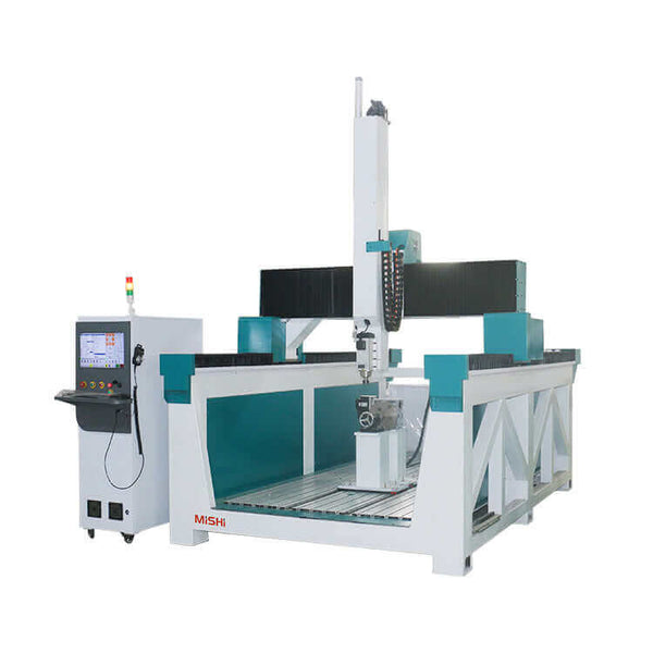 Industrial CNC machine with control panel, featuring advanced precision technology for manufacturing applications.