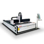 CNC laser cutting machine with control panel, used for precision engineering and manufacturing applications.