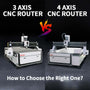 3 Axis vs. 4 Axis CNC Router: How to Choose the Right One?