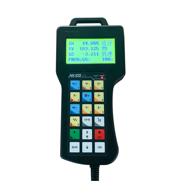 NK105 G2 CNC Controller for precise woodworking and engraving, featuring ergonomic handle and advanced functionality.