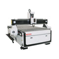 High-speed single head CNC router for engraving and cutting wood, acrylic, aluminum, ideal for advertising industry use.