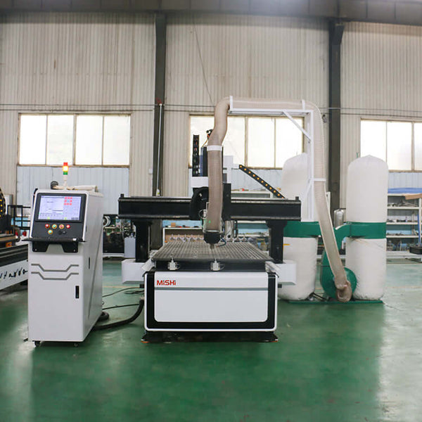 4 Axis ATC CNC Router with 180° Swing Head for versatile woodworking functions in furniture industry.