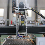 4 Axis ATC CNC Router machine for woodworking and furniture cutting, featuring essential functions like cutting, engraving, drilling, grooving.