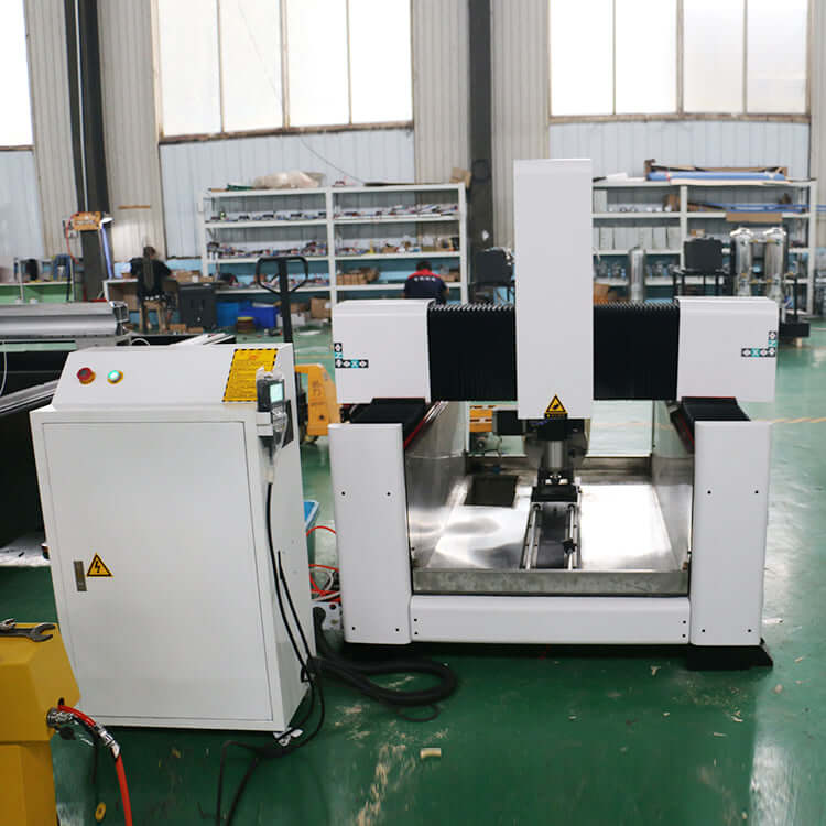 High-Precision Heavy Duty Stone CNC Router for cutting, carving, and engraving on stone, metal, jade, and more materials.
