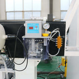 Close-up of ATC CNC router control panel and components for furniture and cabinet making.