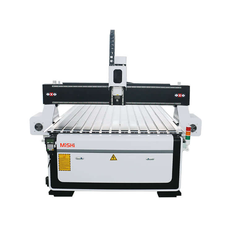 Industrial CNC woodworking machine for precision cutting and engraving.