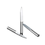 High-precision flat bottom end mill for efficient cutting, showcasing three sharp, durable metal tools against a white background.