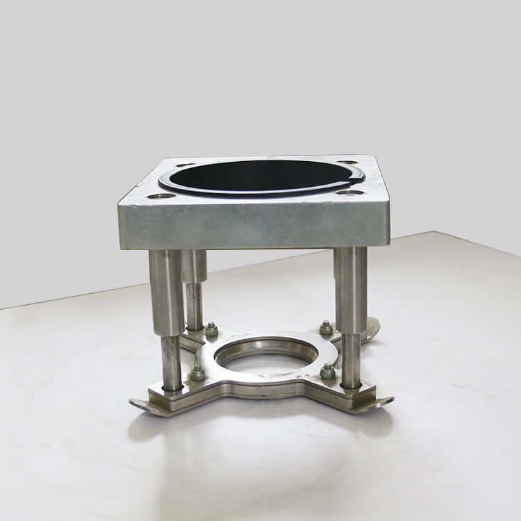 High-quality platen press for industrial applications, featuring durable metal construction and precise engineering.