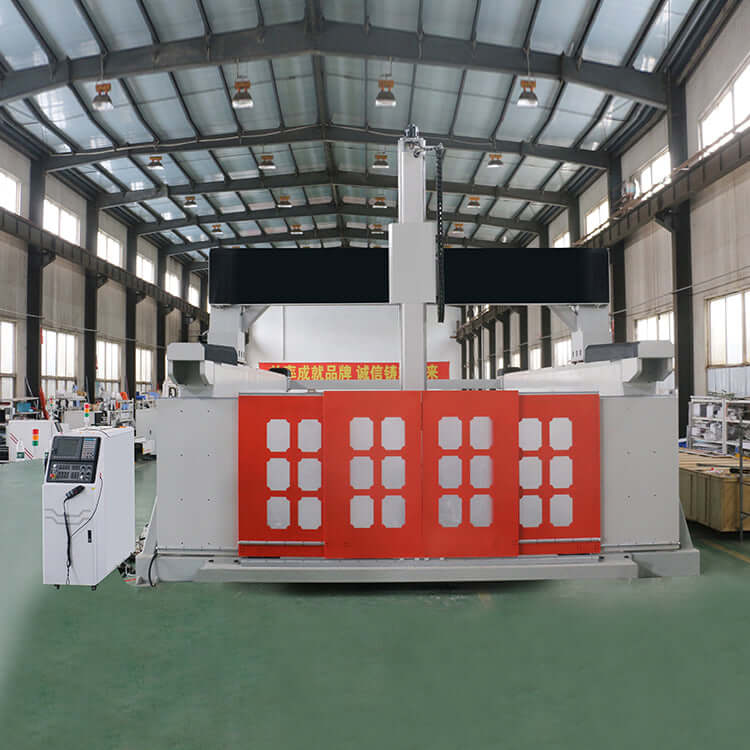 High-Precision 5-Axis ATC CNC Router for mould and wood, featuring efficient multi-surface processing for woodworking and furniture.
