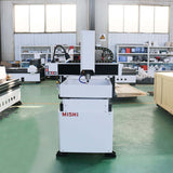 Mini metal CNC router for precision engraving and milling, ideal for mold processing on aluminum and stainless steel.
