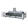 Industrial CNC router machine with multiple spindles for precision cutting and engraving.