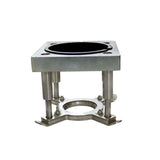 Alt Tag: High-quality metal platen press machinery component with a sturdy design for industrial applications.