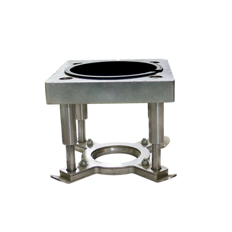 Alt Tag: High-quality metal platen press machinery component with a sturdy design for industrial applications.