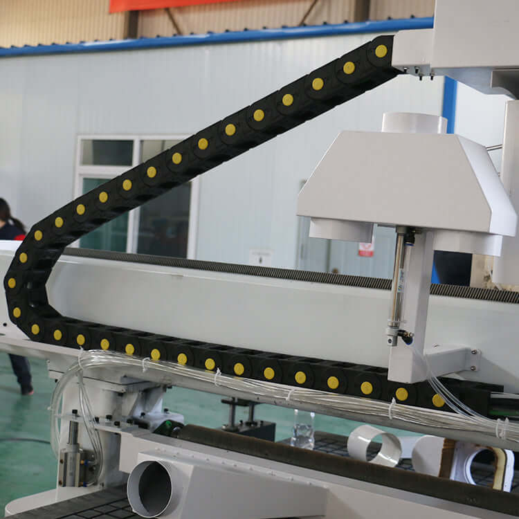 Precision Multi-Process ATC CNC Router with multiple tool changers for efficient woodworking in furniture and cabinets production