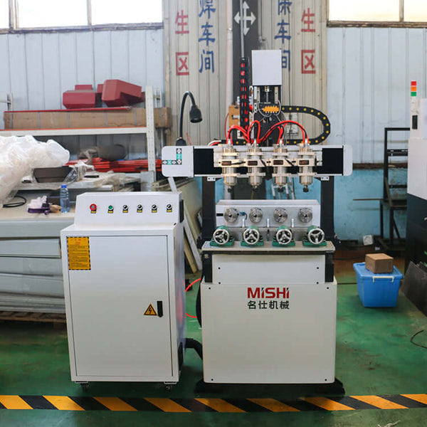 Precision Multi Head 4-Axis Mini CNC Router for 3D Wood Carving