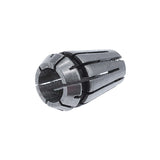 Steel tool collet for precision machining and secure tool holding, designed for CNC applications in manufacturing and engineering.
