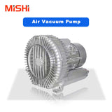 MISHI air vacuum pump with space-saving coaxial design, featuring a low noise level, mechanical seal, and corrosion-resistant bronze impeller.