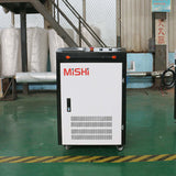 Advanced 3-in-1 laser machine for metal processing with welding, cutting, and cleaning capabilities, compact and efficient design.