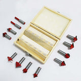 Premium woodworking tools set with precision cutting bits in wooden case, ideal for professional and hobby use, enhancing craft accuracy.