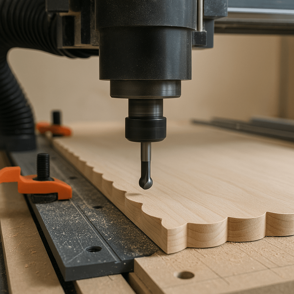 How to Create Scalloped Board Edges with a CNC Router？