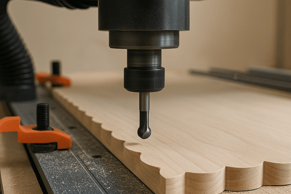 How to Create Scalloped Board Edges with a CNC Router？