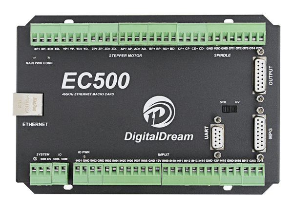 DigitalDream EC500 Ethernet Mach Card for CNC stepper motor and spindle control