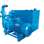 Blue vacuum pump with coaxial design and bronze impeller for improved corrosion resistance, noise level at 26 dB, ideal for demanding tasks.